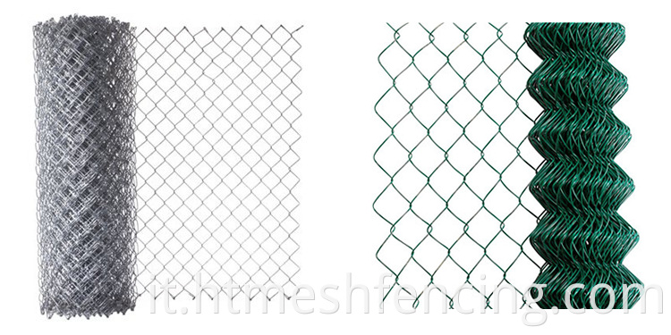 Prezzo di fabbrica 6ft Galvanized Chain Link Fence